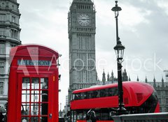 Samolepka flie 100 x 73  London street, 100 x 73 cm
