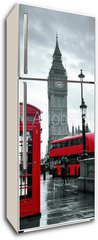 Samolepka na lednici fólie 80 x 200, 83058007 - London street - Londýnská ulice