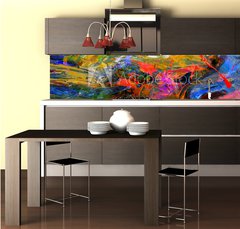 Fototapeta do kuchyně fólie 260 x 60, 84070497 - Oil Painting - Olejomalba