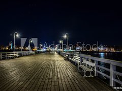 Samolepka flie 270 x 200  Sopot molo strona poudniowa, 270 x 200 cm