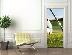 Samolepka na dvee flie 90 x 220, 8489083 - golf tee - golfov odpalit