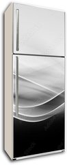 Samolepka na lednici flie 80 x 200, 84964363 - Black White Design Abstract