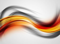 Samolepka flie 270 x 200, 85136570 - Awesome Colorful Waves Abstract Background