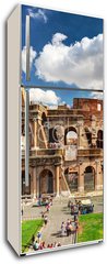 Samolepka na lednici fólie 80 x 200, 85240866 - Colosseum in Rome - Koloseum v Římě