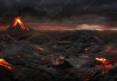 Fototapeta papr 184 x 128, 85978713 - Volcanic landscape
