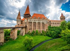 Samolepka flie 100 x 73, 86720998 - Corvin castle in Romania - Hrad Corvin v Rumunsku