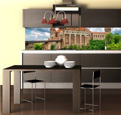 Fototapeta do kuchyně fólie 260 x 60, 86720998 - Corvin castle in Romania - Hrad Corvin v Rumunsku