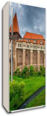 Samolepka na lednici fólie 80 x 200, 86720998 - Corvin castle in Romania - Hrad Corvin v Rumunsku