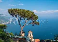 Fototapeta vliesov 100 x 73, 86733800 - Villa Rufolo in Ravello town, Amalfi coast, Italy
