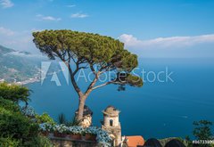 Fototapeta pltno 174 x 120, 86733800 - Villa Rufolo in Ravello town, Amalfi coast, Italy