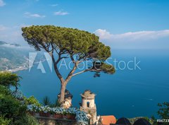 Fototapeta papr 360 x 266, 86733800 - Villa Rufolo in Ravello town, Amalfi coast, Italy - Villa Rufolo ve mst Ravello, pobe Amalfi, Itlie