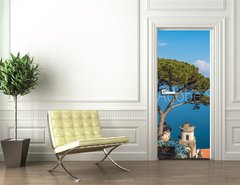 Samolepka na dvee flie 90 x 220  Villa Rufolo in Ravello town, Amalfi coast, Italy, 90 x 220 cm