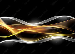 Fototapeta papr 254 x 184, 86803878 - Creative Light Fractal Waves Art Abstract Background