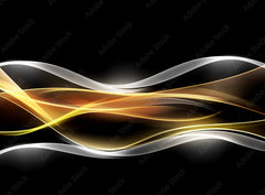 Fototapeta pltno 330 x 244, 86803878 - Creative Light Fractal Waves Art Abstract Background