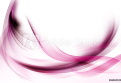 Samolepka flie 145 x 100  Amazing Pink Fractal Waves Art Abstract Background, 145 x 100 cm