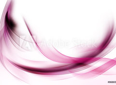 Fototapeta330 x 244  Amazing Pink Fractal Waves Art Abstract Background, 330 x 244 cm