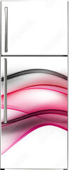 Samolepka na lednici fólie 80 x 200, 87078495 - Red Black Element Art Design