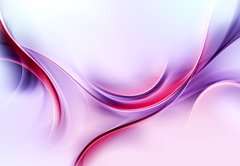 Fototapeta174 x 120  Purple Abstract Waves Art Composition Background, 174 x 120 cm