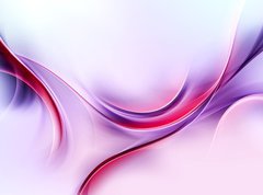 Samolepka fólie 270 x 200, 87209773 - Purple Abstract Waves Art Composition Background