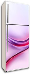 Samolepka na lednici fólie 80 x 200, 87209773 - Purple Abstract Waves Art Composition Background - Purple Abstraktní vlny Umění složení pozadí