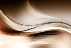 Fototapeta174 x 120  Gold Abstract Wave Art Composition Background, 174 x 120 cm