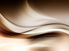 Fototapeta330 x 244  Gold Abstract Wave Art Composition Background, 330 x 244 cm