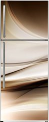 Samolepka na lednici fólie 80 x 200, 87209939 - Gold Abstract Wave Art Composition Background - Zlato abstraktní vlna umění složení pozadí