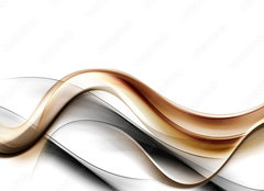 Fototapeta plátno 160 x 116, 87561782 - Gold Abstract Waves Background - Zlaté pozadí abstraktní vlny