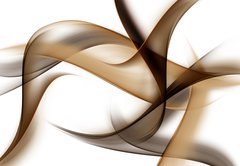 Fototapeta plátno 174 x 120, 87966471 - Brown Abstract Waves Art Fractal Background - Brown abstraktní vlny Umění fraktální pozadí