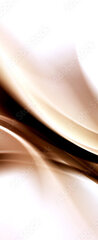 Samolepka na dveře fólie 90 x 220, 88060642 - Abstract Brown Waves Background