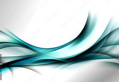 Fototapeta plátno 174 x 120, 88270919 - abstract fractal blue wave background