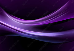 Fototapeta pltno 174 x 120, 88530776 - abstraction purple light wave background
