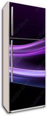 Samolepka na lednici flie 80 x 200, 88530776 - abstraction purple light wave background
