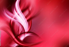 Fototapeta pltno 174 x 120, 88531089 - abstract art red waves background