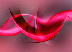 Fototapeta plátno 160 x 116, 88611581 - pink red wave background - růžová červená vlna pozadí