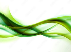 Fototapeta plátno 160 x 116, 89102505 - abstract green wave background - abstraktní pozadí zelené vlny