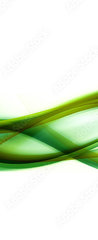 Samolepka na dveře fólie 90 x 220, 89102505 - abstract green wave background - abstraktní pozadí zelené vlny