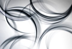 Samolepka flie 145 x 100, 89214074 - gray chaos modern wave background