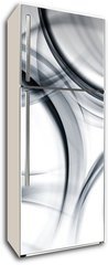 Samolepka na lednici flie 80 x 200, 89214074 - gray chaos modern wave background