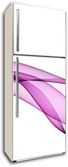 Samolepka na lednici flie 80 x 200, 89329109 - The magical form of violet smoke. abstract violet on white background