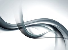 Samolepka flie 100 x 73, 89350851 - gray wave background abstract design - ed vlna pozad abstraktn design
