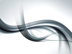 Samolepka flie 270 x 200, 89350851 - gray wave background abstract design