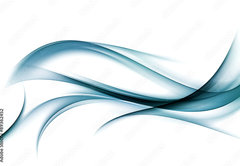 Fototapeta pltno 174 x 120, 89362452 - abstract blue awesome waves background