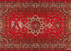 Fototapeta160 x 116  Old Persian carpet with pattern. top view, 160 x 116 cm