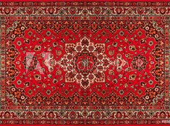Samolepka flie 270 x 200  Old Persian carpet with pattern. top view, 270 x 200 cm