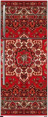 Samolepka na lednici flie 80 x 200, 89760942 - Old Persian carpet with pattern. top view - Star persk koberec se vzorem. pohled shora