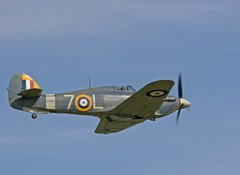 Samolepka flie 100 x 73  1941 hawker sea hurricane in flight, 100 x 73 cm