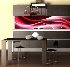 Fototapeta do kuchyně fólie 260 x 60, 90112890 - Abstract Red Background Design - Abstraktní červené pozadí Design