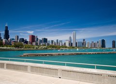 Fototapeta160 x 116  chicago skyline, 160 x 116 cm