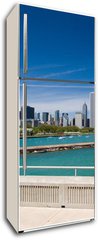 Samolepka na lednici flie 80 x 200  chicago skyline, 80 x 200 cm